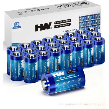 24PCS 3V CR123A 1700mAh lithiová baterie